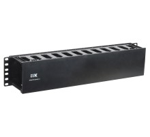 Кабельный органайзер ITK CO05-2PC 2U шир.:19" глуб.:89мм