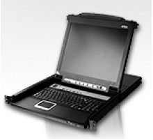 Квм консоль ATEN 19" 8-Port PS/2-USB VGA Single Rail LCD KVM Switch (CL5708N-ATA-RG)