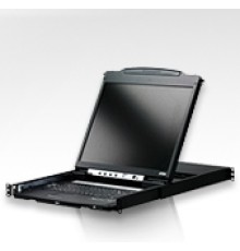 Квм консоль ATEN 19" Dual Rail LCD Console (PS/2-USB, VGA) (CL5800N-ATA-RG)