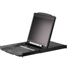 Kvm переключатель ATEN 19" 8-Port PS/2-USB VGA Dual Rail LCD KVM Switch (CL5808N-ATA-RG)