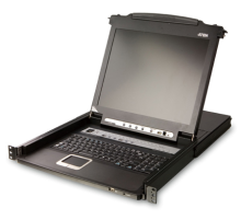 Квм консоль ATEN 17" 8-Port PS/2-USB VGA Single Rail LCD KVM Switch (CL5708M-ATA-RG)