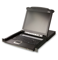 Квм консоль ATEN 17" 8-Port PS/2-USB VGA Single Rail LCD KVM Switch (CL5708M-ATA-RG)