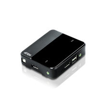 Квм переключатель ATEN 2-Port USB DisplayPort/Audio KVM Switch (4K Supported and Cables included) (CS782DP-AT)