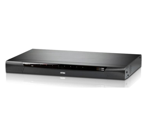 Квм переключатель ATEN 8 Port KVM over IP switch: 1 Local / 1 Remote, VGA, USB, PS/2 (1920 x 1200) (KN1108VA-AX-G) Квм переключатель ATEN 8 Port KVM over IP switch: 1 Local / 1 Remote, VGA, USB, PS/2 (1920 x 1200) (KN1108VA-AX-G)