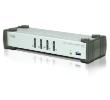 Квм переключатель ATEN 4-Port USB 3.0 DisplayPort KVMP™ Switch (Cables included) (CS1914-AT-G)