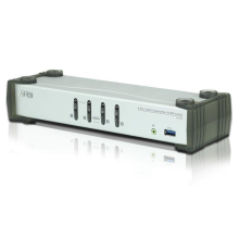 Квм переключатель ATEN 4-Port USB 3.0 DisplayPort KVMP™ Switch (Cables included) (CS1914-AT-G)