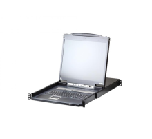 Квм переключатель ATEN 17" 1-Local/Remote Share Access 16-Port PS/2-USB VGA Single Rail LCD KVM over IP switch (CL5716IM-ATA-RG)