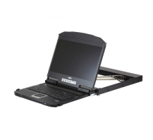 Квм консоль ATEN 18.5" Ultra Short Depth Dual Rail WideScreen LCD Console (USB, HDMI / DVI / VGA, 1920x1080) (CL3800NW-ATA-RG)