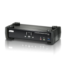 Квм переключатель ATEN 2-Port USB 3.0 4K DisplayPort KVMP™ Switch (Cables included) (CS1922-AT-G)