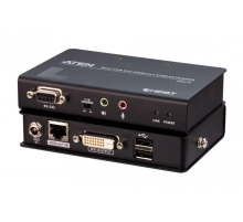Удлиниетль ATEN Mini USB DVI HDBaseT™ KVM Extender (1920 x 1200@100m) (CE611-AT-G)