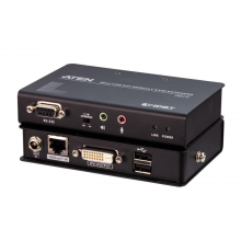 Удлиниетль ATEN Mini USB DVI HDBaseT™ KVM Extender (1920 x 1200@100m) (CE611-AT-G)