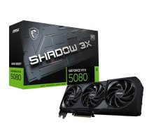 Видеокарта MSI RTX5080 SHADOW 3X OC 16GB GDDR7 256bit 3xDP HDMI 3FAN RTL