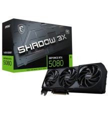 Видеокарта MSI RTX5080 SHADOW 3X OC 16GB GDDR7 256bit 3xDP HDMI 3FAN RTL
