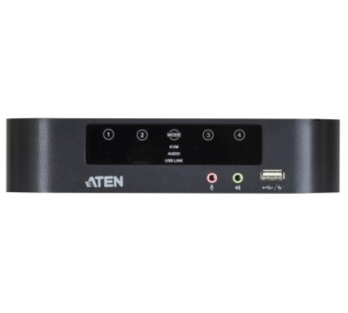 Квм перевключатель ATEN 4-Port USB3.0 4K DisplayPort Dual Display KVM switch (CS1944DP-AT-G)