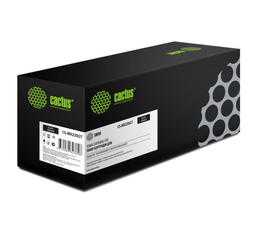 Картридж лазерный Cactus CS-MX235GT черный (16000стр.) для Sharp AR-5618/5620/5623; MX-M182/M202/M232