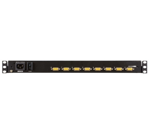Квм консоль ATEN 18.5" 8-Port PS/2-USB VGA Single Rail WideScreen LCD KVM Switch (CL3108NX-ATA-RG)