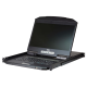 Квм консоль ATEN 18.5" 16-Port PS/2-USB VGA Single Rail WideScreen LCD KVM Switch (CL3116NX-ATA-RG)