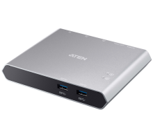 Док-переключатель ATEN 2-Port USB-C Gen 1 Dock Switch with Power Pass-through (US3310-AT)
