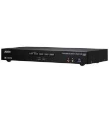 Квм переключатель ATEN 4-Port USB3.0 4K HDMI Dual Display KVMP Switch (CS1844-AT-G)