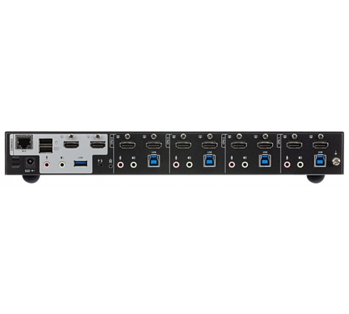 Квм переключатель ATEN 4-Port USB3.0 4K HDMI Dual Display KVMP Switch (CS1844-AT-G)