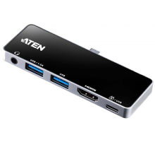 Док станция ATEN USB-C Travel Dock with Power Pass-Through (UH3238-AT)