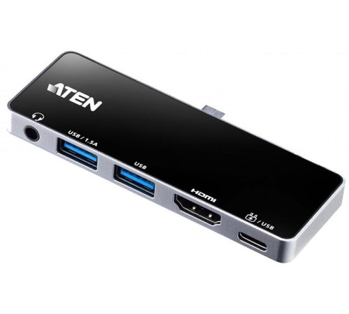Док станция ATEN USB-C Travel Dock with Power Pass-Through (UH3238-AT)