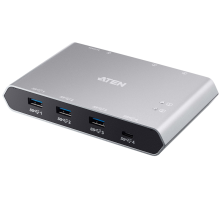 Usb переключатель ATEN 2-Port USB-C Gen 2 Sharing Switch with Power Pass-through (US3342-AT)