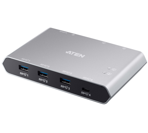 Usb переключатель ATEN 2-Port USB-C Gen 2 Sharing Switch with Power Pass-through (US3342-AT) Usb переключатель ATEN 2-Port USB-C Gen 2 Sharing Switch with Power Pass-through (US3342-AT)