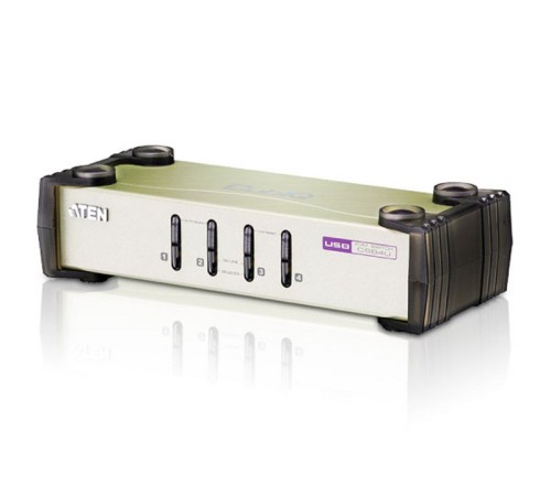 Переключатель электронный ATEN 4-Port PS/2-USB VGA KVM Switch (CS84U-AT)