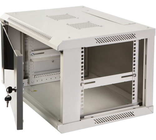 Шкаф настенный серии Pro, 12U 600x450, стеклянная дверь (TWT-CBWPG-12U-6x4-GY) Шкаф настенный серии Pro, 12U 600x450, стеклянная дверь (TWT-CBWPG-12U-6x4-GY)