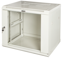 Шкаф настенный серии Pro, 4U 600x450, стеклянная дверь (TWT-CBWPG-4U-6x4-GY)