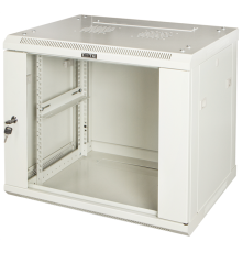 Шкаф настенный серии Pro, 4U 600x450, стеклянная дверь (TWT-CBWPG-4U-6x4-GY)