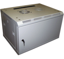 Шкаф настенный серии Pro, 12U 600x600, стеклянная дверь (TWT-CBWPG-12U-6x6-GY)