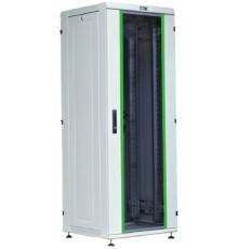 ITK Шкаф сетевой 19" LINEA N 18U 600х800 мм стеклянная передняя дверь серый (LN35-18U68-G)