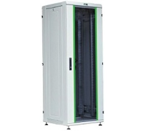 ITK Шкаф сетевой 19" LINEA N 18U 600х800 мм стеклянная передняя дверь серый (LN35-18U68-G)