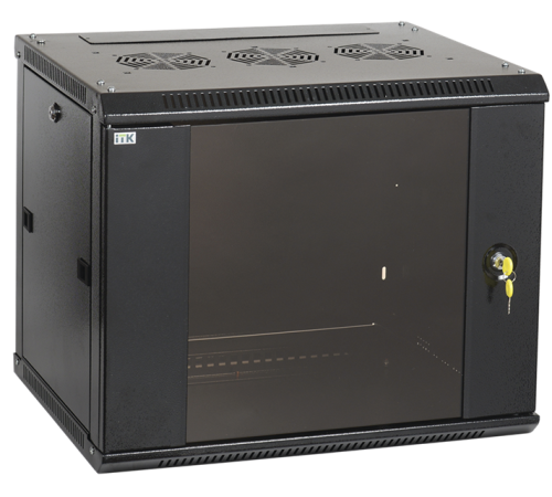 ITK Шкаф LINEA W 6U 600x600 мм дверь стекло, RAL9005 (LWR5-06U66-GF) ITK Шкаф LINEA W 6U 600x600 мм дверь стекло, RAL9005 (LWR5-06U66-GF)