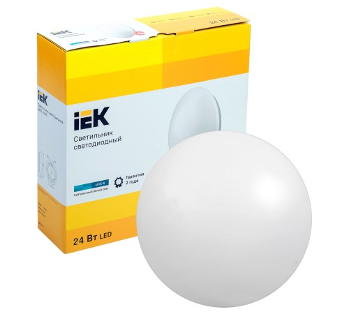 Светильник IEK 24Вт 4000K белый (LDPB0-1003-24-4000-K01)