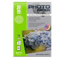 Фотобумага Cactus CS-MA618050 A6/180г/м2/50л./белый матовое для струйной печати