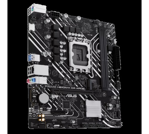 Материнская плата ASUS PRIME H610M-K D4 ARGB LGA1700 mATX 2xDDR4 PCIEx16 PCIEx1 M.2 HDMI GLAN