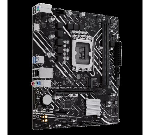Материнская плата ASUS PRIME H610M-K D4 ARGB LGA1700 mATX 2xDDR4 PCIEx16 PCIEx1 M.2 HDMI GLAN