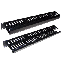 Кабельный органайзер 19" c крышкой на 24 порта, 2U (TWT-ORG/CV24-2U)
