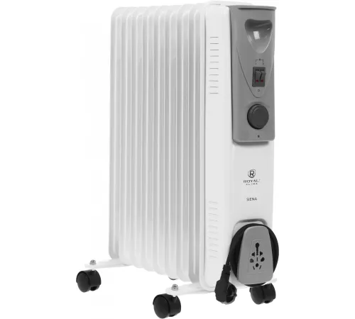 Радиатор масляный Royal Clima Siena ROR-S9-2000M 2000Вт белый/серый Радиатор масляный Royal Clima Siena ROR-S9-2000M 2000Вт белый/серый