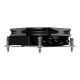 Cooler ID-Cooling IS-30i BLACK LGA1851/1700/1200/115X низкопрофильный высота 30mm (36шт/кор, TDP 100W, PWM, 4 тепл.трубки прямого контакта, FAN 92mm) BOX