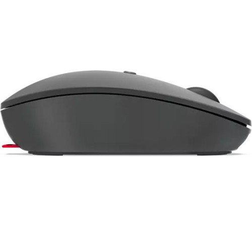 Мышь Lenovo Go серый оптическая (2400dpi) беспроводная USB-C для ноутбука (3but)