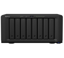 Схд Synology QC2,2GhzCPU/4GbDDR4(upto32)/RAID0,1,10,5,6/upto 8hot plug HDD SATA(3,5' or 2,5')(upto18 with 2xDX517)+ 2 M2 slots/4xUSB3.2/2eSATA/4GigE(+1Expslot)/iSCSI/2xIPcam(upto40)/1xPS/3YW repl DS1819+ (DS1821+)