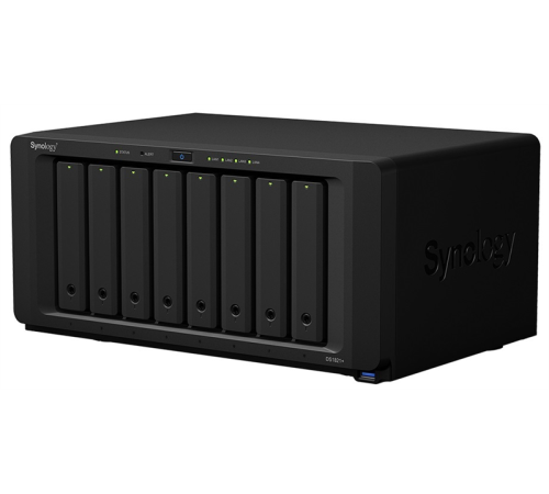 Схд Synology QC2,2GhzCPU/4GbDDR4(upto32)/RAID0,1,10,5,6/upto 8hot plug HDD SATA(3,5' or 2,5')(upto18 with 2xDX517)+ 2 M2 slots/4xUSB3.2/2eSATA/4GigE(+1Expslot)/iSCSI/2xIPcam(upto40)/1xPS/3YW repl DS1819+ (DS1821+)