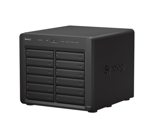 Система хранения данных Synology 6C2,2GhzCPU/2x8Gb(up to 48)/RAID0,1,10,5,6/up to 12hot plug HDDs SATA(3,5' or 2,5') (up to 36 with 2xDX1222)/2xUSB3.0/2GigEth(2x10Gb)/iSCSI/2xIPcam(up to 90)/1xPS/5YW (DS3622xs+)