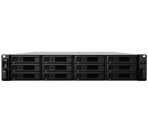 Система хранения данных Synology Rack 2U ISCSI Unified DualCont Array (QC2,4GhzCPU/8Gbupto64/2x1GbE+1x10GbE(+1xExpSlot) per controller)(upto12 2,5"/3,5"SASupto36with 2xRXD1219SAS),RAIDBasic,JBOD,0,1,5,10,F1/2xRPS/norail/5YW (UC3200)