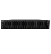 Система хранения данных Synology FlashStation (Rack 2U) 12C 2,1GhzCPU/16Gb upto 128/upto 24 SAS SSD/HDD or SATA SSD upto 72 (2xRX2417sas or 2xRX1217sas)/2xUSB3.0/2x10GE(RJ-45)+4x1GE)/1xExpSlot/iSCSI/2xIPcam(upto128)/2xRPS/no (FS3600)