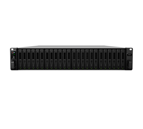 Система хранения данных Synology FlashStation (Rack 2U) 12C 2,1GhzCPU/16Gb upto 128/upto 24 SAS SSD/HDD or SATA SSD upto 72 (2xRX2417sas or 2xRX1217sas)/2xUSB3.0/2x10GE(RJ-45)+4x1GE)/1xExpSlot/iSCSI/2xIPcam(upto128)/2xRPS/no (FS3600)